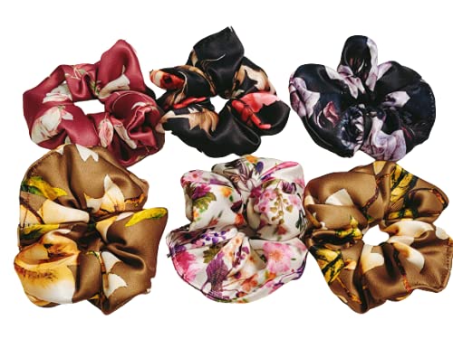 Pancikaa Women Hair Ribbon Scrunchies2