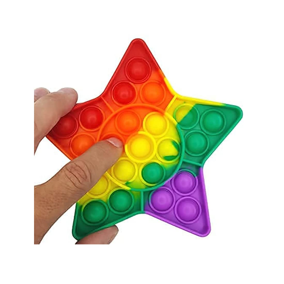 Pop-Push Fidget Sensory Toy Star2