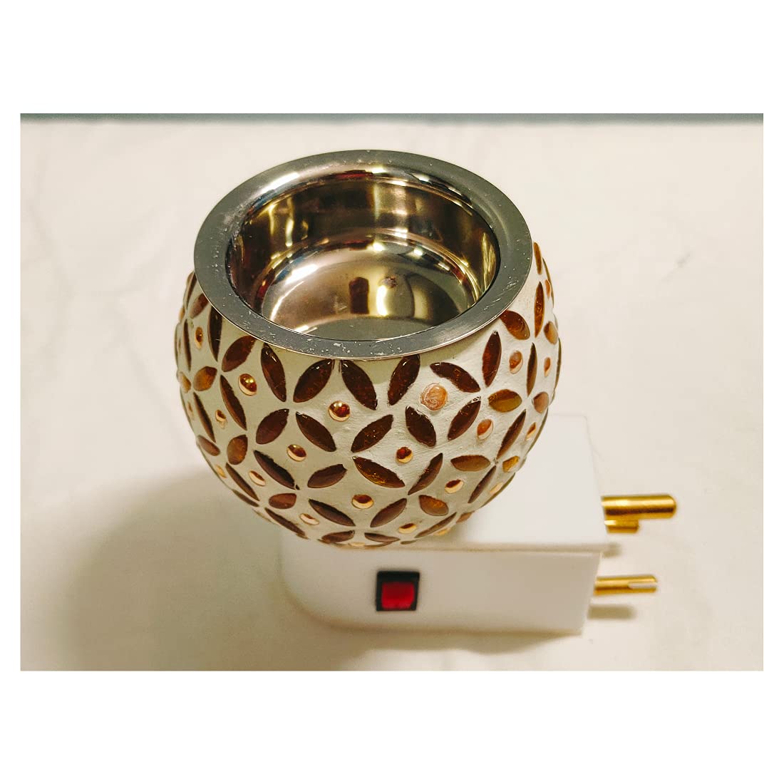 Electrical Camphor Diffuser Ceramic Brown1