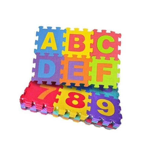Pancikaa Alphabet 36 Pieces Mini Puzzle Foam Mat for Kids 1