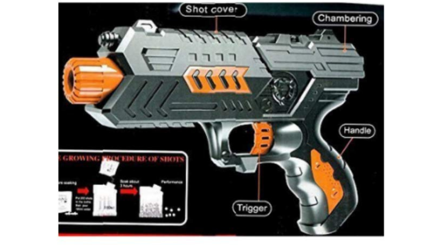 Pistol Blaster Realistic Toys Gun2
