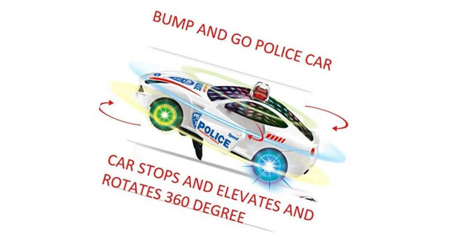 3D Lights Police car with Sound3