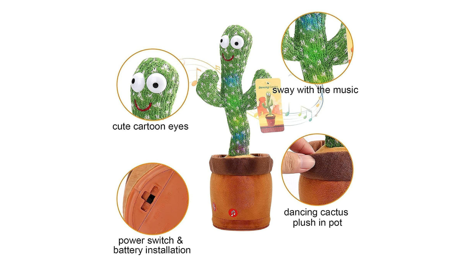 Talking & Dancing Cactus Toy1