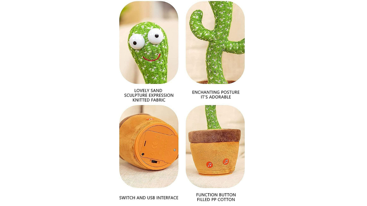 Talking & Dancing Cactus Toy2