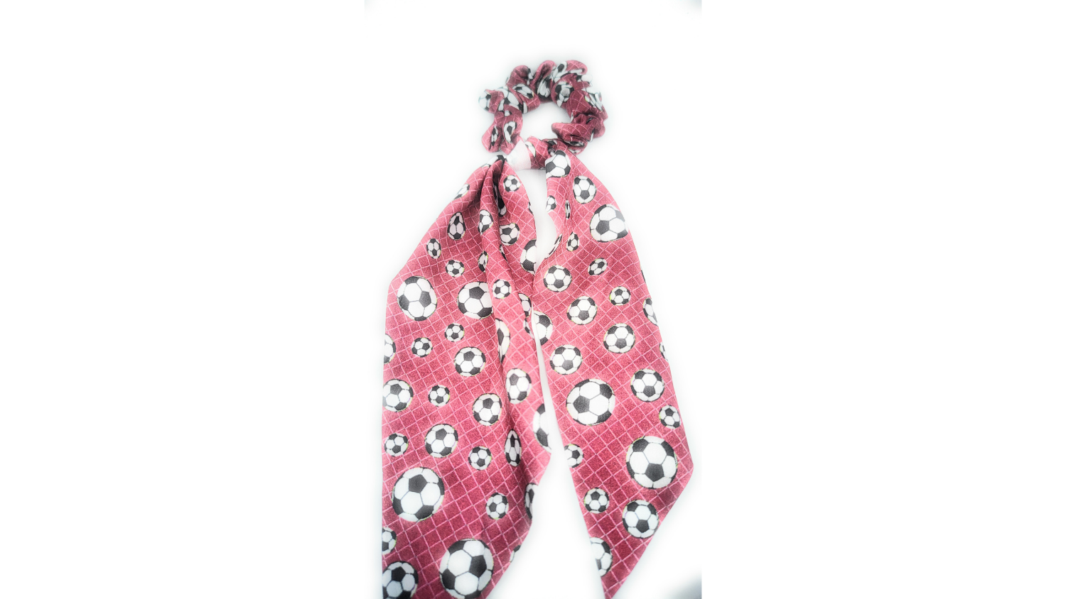 Printed Ribbon Scarf Scrunchies 2