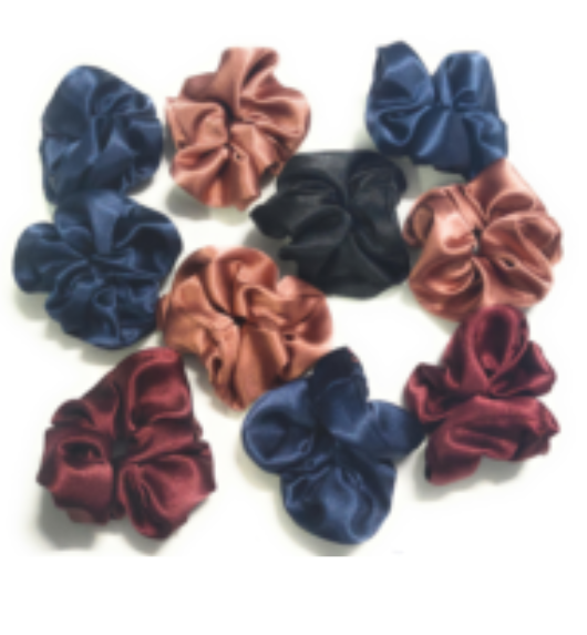 Satin silk scrunchies Rubber Band
