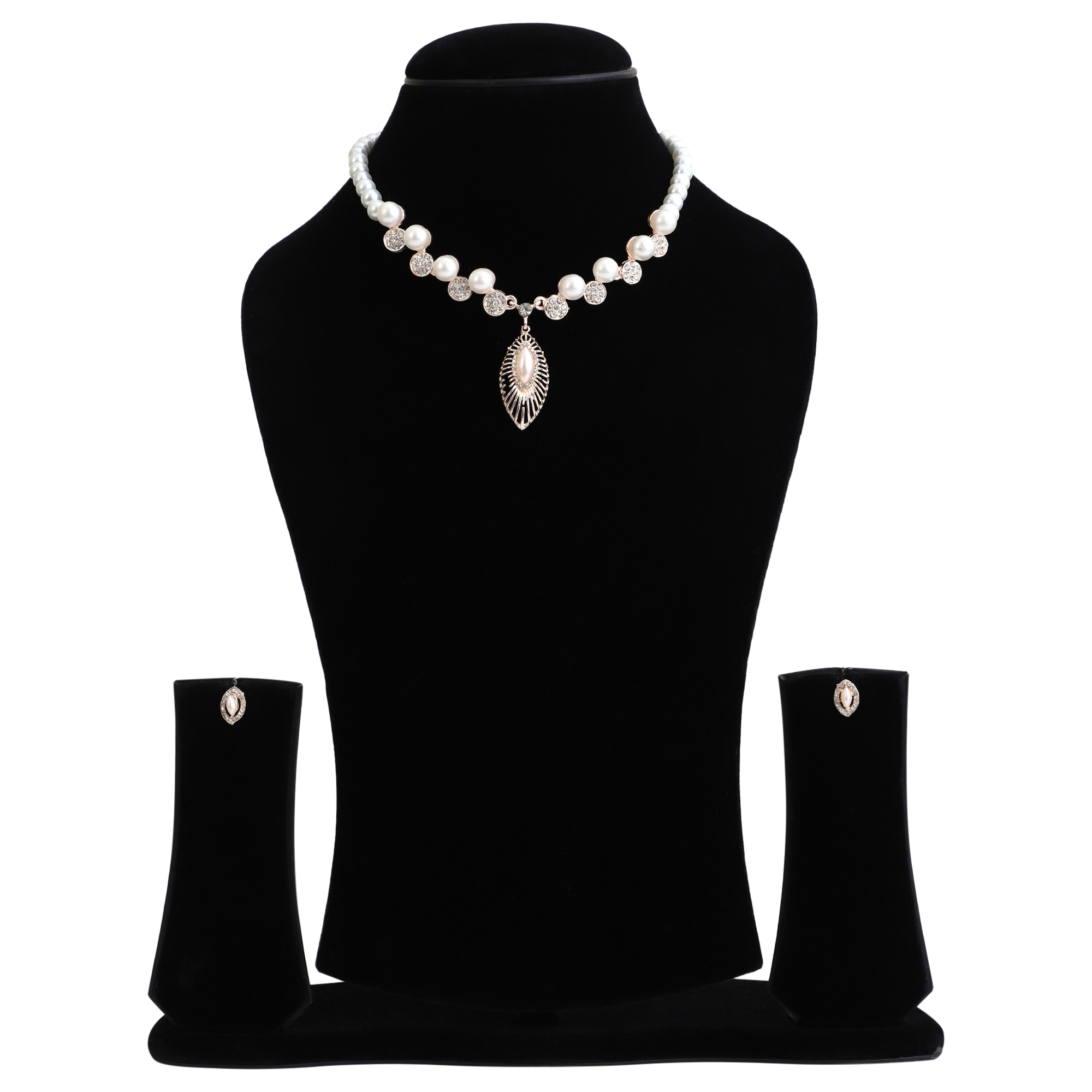 White Alloy Jewellery Set