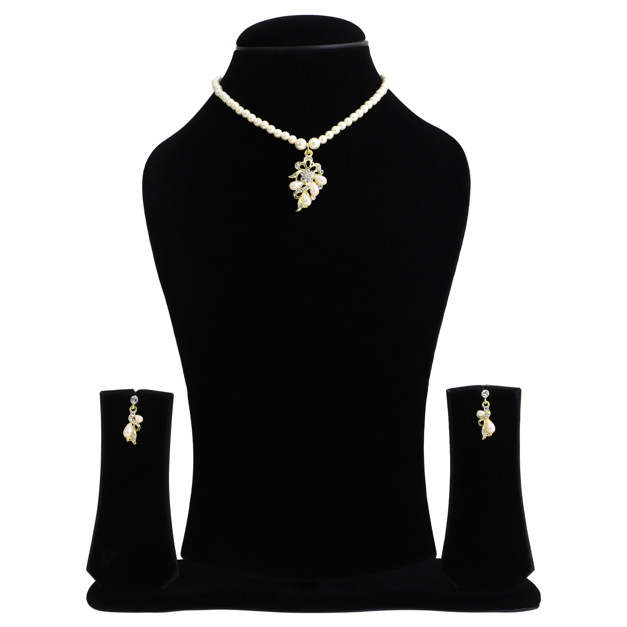 Alloy Jewellery Set White