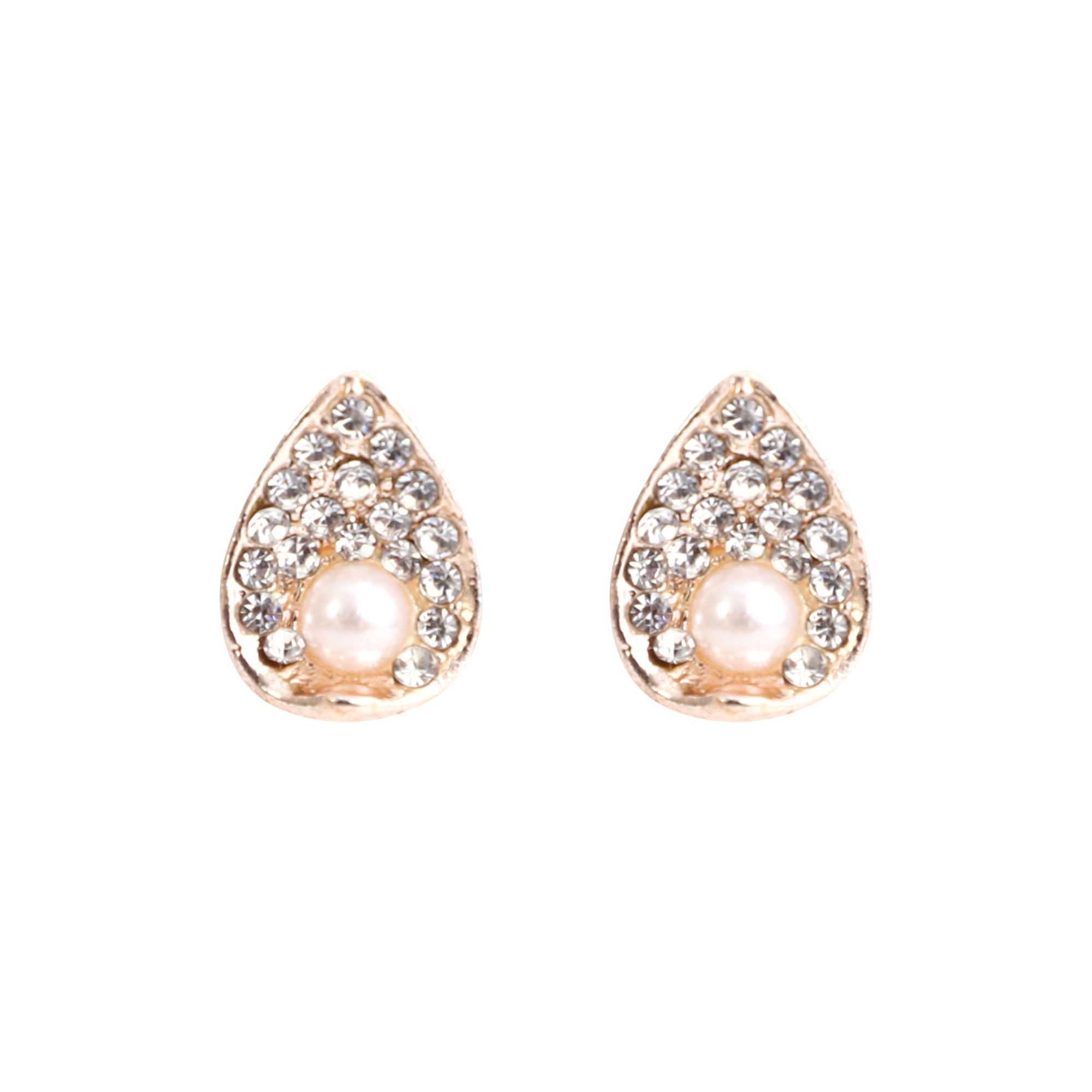 Alloy Jewellery Set Gold White - Image 4