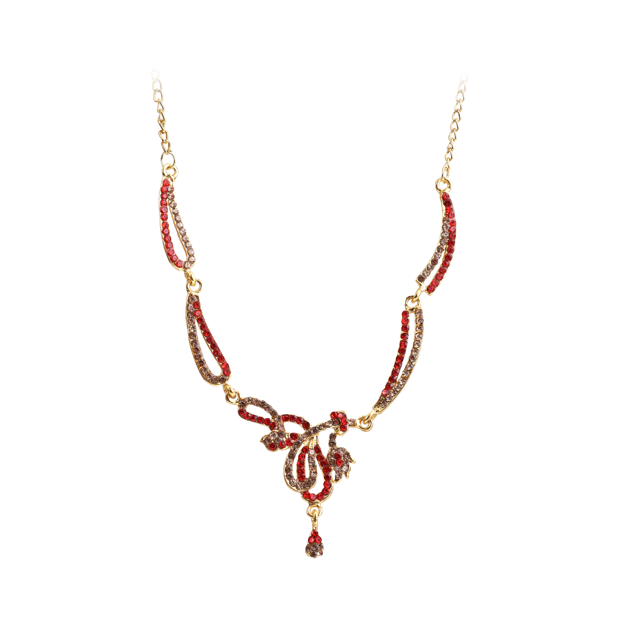Alloy Jewellery Set Red - Image 3