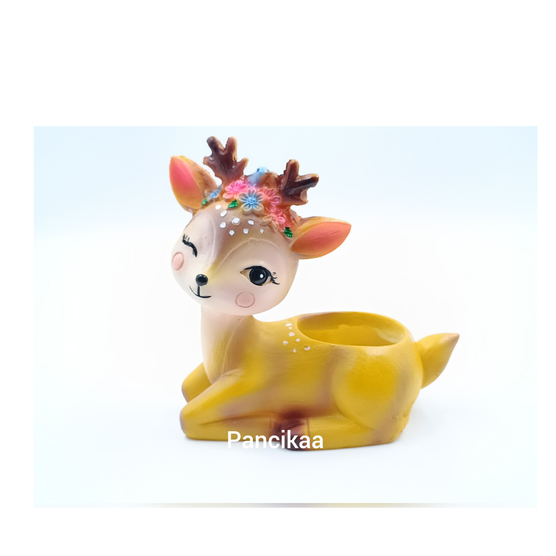 Pancikaa Deer Resin Planter