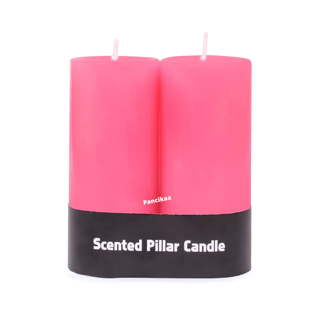 Rose Scented Pillar Candles