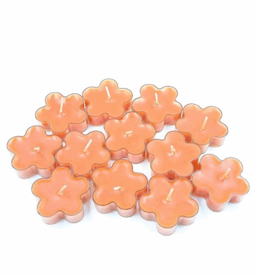 12 Smokeless Flower Candles