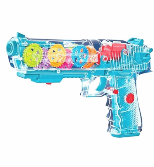 Transparent Gear Gun Toyv