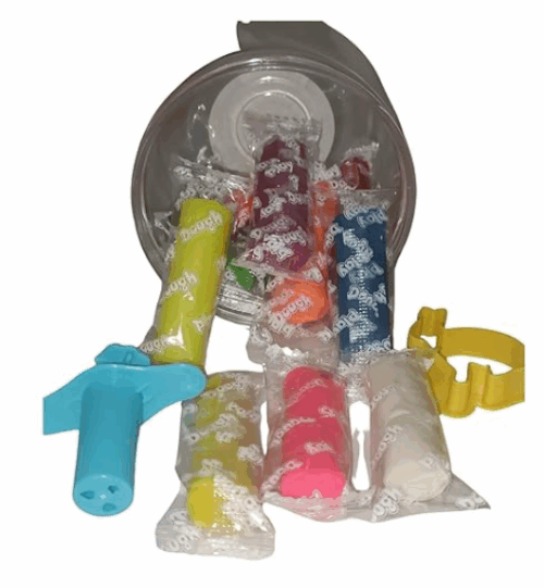 Clay Jar with 12 Pieces