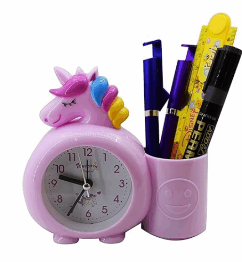Unicorn Plastic Alarm Clock