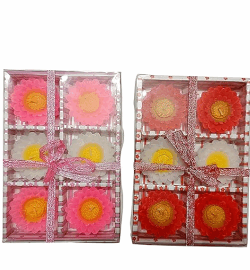 Sunflower Shaped Floating Candles